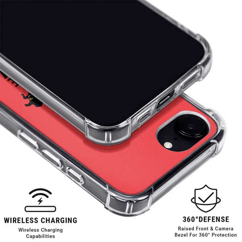 Disney The Incredibles Family Sillhouette iPhone 16e Clear Case
